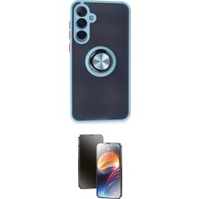 Nuveden Ieg™ Galaxy A25 5g Kılıf Yörünge Çizgi - Siyah 3D Antistatik Mat Seramik Nano Ekran Koruyucu