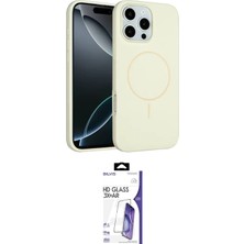Nuveden Ieg™ Iphone 16 Pro Max Kılıf Yankı Form Serisi - Siyah Bilvis 3x Ar Hd Cam Ekran Koruyucu
