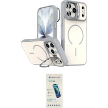 Nuveden Ieg™ Iphone 17 Pro Kılıf Çekirdek Klasik - Şeffaf Pasifik Cam Ekran Koruyucu