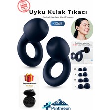 Panthreon™ Uyku Kulak Tıkacı | 23 dB Gürültü Azaltıcı | Derin Odaklanma & Seyahat | 4 Farklı Boyut