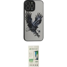 Nuveden Ieg™ Iphone 14 Pro Kılıf Odak Klasik Serisi - Siyah 20D Premium Cam Ekran Koruyucu
