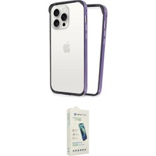 Nuveden Ieg™ Iphone 14 Pro Max Kılıf Pusula Asil Koleksiyonu - Şeffaf Pasifik Cam Ekran Koruyucu