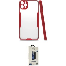 Nuveden Ieg™ Iphone 11 Pro Max Kılıf Atlas Asil Serisi - Siyah Bilvis Hayalet Cam Ekran Koruyucu