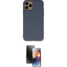 Nuveden Ieg™ Iphone 11 Pro Kılıf Ahenk Serisi - Siyah 3D Antistatik Mat Seramik Nano Ekran Koruyucu