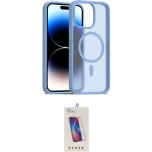 Nuveden Ieg™ Iphone 14 Pro Max Kılıf Siluet Minimal Prime - Siyah Joko 5d Cam