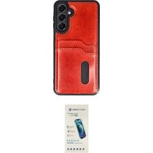 Nuveden Ieg™ Galaxy A55 5g Kılıf Yörünge Işık Serisi - Şeffaf Pasifik Cam Ekran Koruyucu