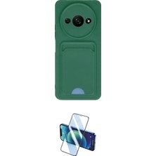 Nuveden Ieg™ Redmi A3 4g Kılıf Vadi Çizgi Prime - Siyah 3D Antistatik Seramik Nano Ekran Koruyucu