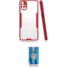 Nuveden Ieg™ Galaxy M51 Kılıf Atlas Asil Serisi - Şeffaf Royal Nano Ekran Koruyucu
