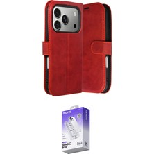 Nuveden Ieg™ Iphone 17 Pro Kılıf Siluet Işık Serisi - Siyah Bilvis 5in1 3D Magic Cam Ekran Koruyucu