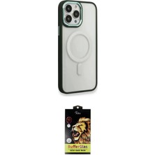 Nuveden Ieg™ Iphone 14 Pro Max Kılıf Yankı Işık Özel Seri - Siyah Buffer Cam Ekran Koruyucu