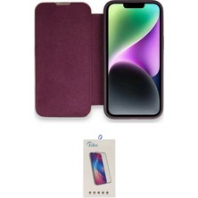 Nuveden Ieg™ Iphone 13 Pro Max Kılıf Siluet Minimal Serisi - Siyah Joko 5d Cam