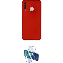 Nuveden Ieg™ P30 Lite Kılıf Ahenk Serisi - Siyah 3D Antistatik Seramik Nano Ekran Koruyucu