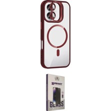 Nuveden Ieg™ Iphone 17 Kılıf Yadigar Asil Koleksiyonu - Siyah Bilvis Hayalet Cam Ekran Koruyucu