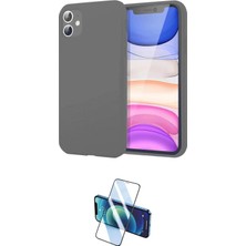 Nuveden Ieg™ Iphone 11 Kılıf Kozmos Yansıma Özel Seri - Siyah 3D Antistatik Seramik Nano Ekran Koruy