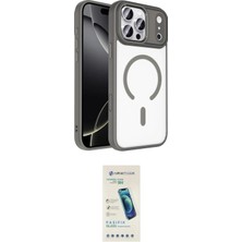 Nuveden Ieg™ Iphone 17 Pro Kılıf Kıvılcım Prime - Şeffaf Pasifik Cam Ekran Koruyucu