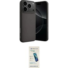 Nuveden Ieg™ Iphone 17 Pro Max Kılıf Ahenk Serisi - Şeffaf Pasifik Cam Ekran Koruyucu