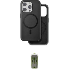 Nuveden Ieg™ Iphone 15 Pro Max Kılıf Pusula Işık Koleksiyonu - Siyah Joko Magic 5d Hayalet Cam