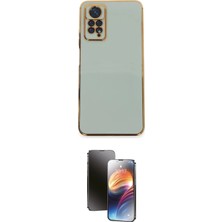 Nuveden Ieg™ Redmi Note 12 Pro 4g Kılıf Yankı Serisi - Siyah 3D Antistatik Mat Seramik Nano Ekran Koru
