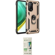 Nuveden Ieg™ Mi 10T Pro Kılıf Ahenk Klasik Koleksiyonu - Siyah 20D Premium Cam Ekran Koruyucu