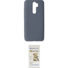 Nuveden Ieg™ Redmi Note 8 Pro Kılıf Ahenk Serisi - Siyah Mat Seramik Nano Ekran Koruyucu