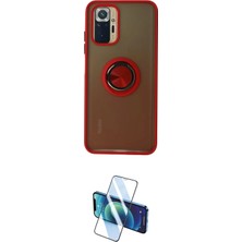 Nuveden Ieg™ Redmi Note 10 Kılıf Yörünge Çizgi - Siyah 3D Antistatik Seramik Nano Ekran Koruyucu