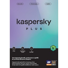 Kaspersky Plus Elektronık Lısans 3 Kullanıcı 1 Yıl