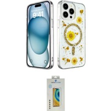 Nuveden Ieg™ Iphone 14 Pro Max Kılıf Kozmos Doku - Siyah Polymer Nano Ekran Koruyucu