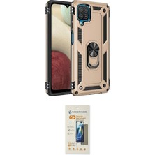 Nuveden Ieg™ Galaxy A22 Kılıf Ahenk Klasik Koleksiyonu - Siyah 6d Mat Seramik Hayalet Nano Ekran Koruyu