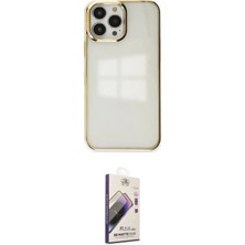 Nuveden Ieg™ Iphone 14 Pro Kılıf Doruk Doku Prime - Siyah Bilvis 3D Mat Cam Ekran Koruyucu