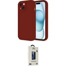 Nuveden Ieg™ Iphone 14 Kılıf Yankı Yansıma Özel Seri - Siyah Bilvis Hayalet Cam Ekran Koruyucu