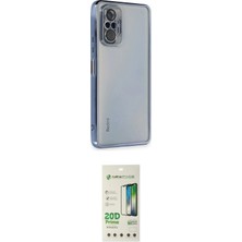 Nuveden Ieg™ Redmi Note 10 Pro Kılıf Vadi Minimal - Siyah 20D Premium Cam Ekran Koruyucu