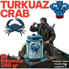 1 x 240 gr Turkuaz Craboutdoor Crab Anzeli Naturel Çakşır Otu Macunlu Ballı Polenli Mavi Yaban Yengeç Mersinli Multivitamin Bitkisel Macun
