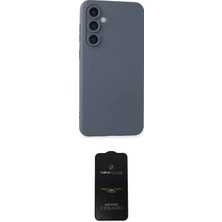Nuveden Ieg™ Galaxy S23 Fe Kılıf Ahenk Serisi - Siyah 6d Antistatik Mat Seramik Hayalet Nano Ekran Koru