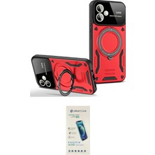 Nuveden Ieg™ Galaxy A05 Kılıf Kıvılcım Modern Serisi - Şeffaf Pasifik Cam Ekran Koruyucu
