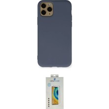 Nuveden Ieg™ Iphone 11 Pro Kılıf Ahenk Serisi - Siyah Polymer Nano Ekran Koruyucu