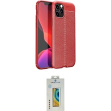 Nuveden Ieg™ Iphone 12 Pro Kılıf Doruk Klasik Özel Seri - Siyah Polymer Nano Ekran Koruyucu