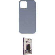 Nuveden Ieg™ Iphone 12 Pro Max Kılıf Ahenk Serisi - Siyah Bilvis Hayalet Cam Ekran Koruyucu
