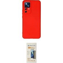 Nuveden Ieg™ Mi 12T Pro Kılıf Ahenk Serisi - Siyah 6d Mat Seramik Hayalet Nano Ekran Koruyucu