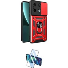 Nuveden Ieg™ Redmi Note 13 Pro 4g Kılıf Ahenk Klasik - Siyah 3D Antistatik Seramik Nano Ekran Koruyucu