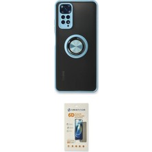 Nuveden Ieg™ Redmi Note 11 Kılıf Yörünge Çizgi - Siyah 6d Mat Seramik Hayalet Nano Ekran Koruyucu