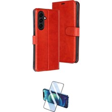 Nuveden Ieg™ Galaxy A36 Kılıf Siluet Işık Serisi - Siyah 3D Antistatik Seramik Nano Ekran Koruyucu