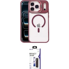 Nuveden Ieg™ Iphone 17 Pro Kılıf Yadigar Asil Koleksiyonu - Siyah Bilvis 3x Ar Hayalet Cam Ekran Koruy