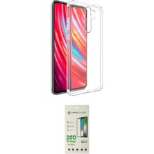 Nuveden Ieg™ Redmi Note 8 Pro Kılıf Zirve Doku - Siyah 20D Premium Cam Ekran Koruyucu