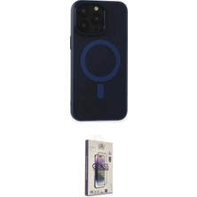 Nuveden Ieg™ Iphone 15 Pro Max Kılıf Yadigar Işık - Siyah Bilvis 3D Cam Ekran Koruyucu