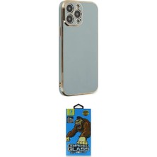 Nuveden Ieg™ Iphone 14 Pro Kılıf Yankı Serisi - Siyah 18D Cam Ekran Koruyucu
