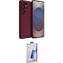Nuveden Ieg™ Galaxy S26 Ultra Kılıf Kozmos Yansıma Özel Seri - Siyah Bilvis 3D Cam Ekran Koruyucu
