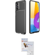 Nuveden Ieg™ Galaxy M52 5g Kılıf Eksen Form Prime - Siyah Seramik Nano Ekran Koruyucu