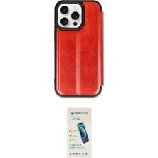 Nuveden Ieg™ Iphone 15 Pro Max Kılıf Zirve Yansıma Serisi - Şeffaf Pasifik Cam Ekran Koruyucu