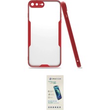 Nuveden Ieg™ Iphone 7 Plus Kılıf Atlas Asil Serisi - Şeffaf Pasifik Cam Ekran Koruyucu
