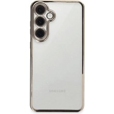 Asil Acar Home Samsung Galaxy S24 Fe Kılıf Razer Lensli Silikon - Titanyum Gri
